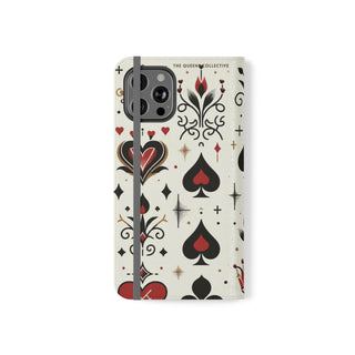 Queen of Hearts - Flip Case