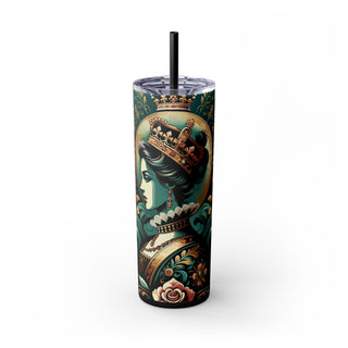English Queen - Skinny Tumbler