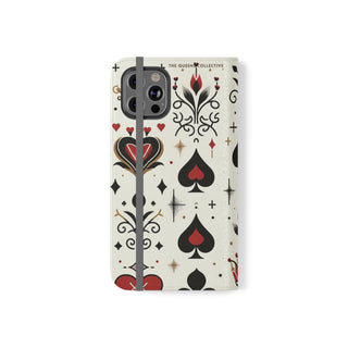 Queen of Hearts - Flip Case