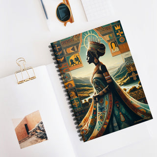 Ethiopian Queen - Spiral Notebook