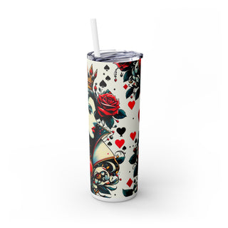 Queen of Hearts - Skinny Tumbler 3