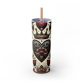 Queen of Hearts - Skinny Tumbler 2