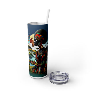 African Queen - Skinny Tumbler
