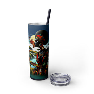 African Queen - Skinny Tumbler
