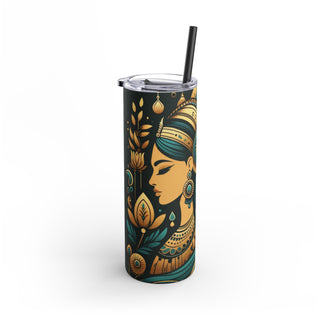 Indian Queen - Skinny Matte Tumbler