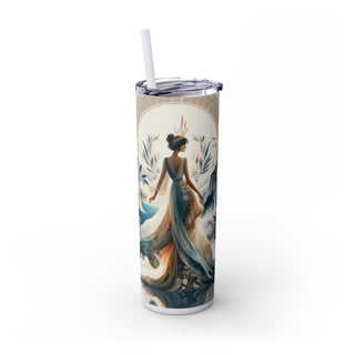 Greek Queen - Skinny Tumbler