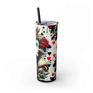 Queen of Hearts - Skinny Tumbler 3