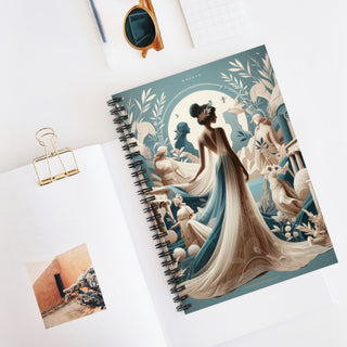 Greek Queen - Spiral Notebook