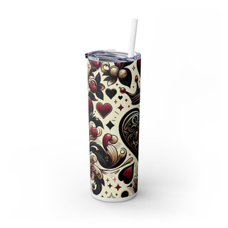 Queen of Hearts - Skinny Tumbler 2