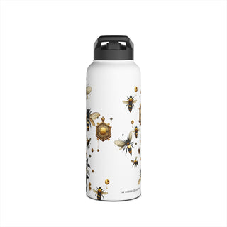 Queen Bee - Stainless Steel Water Bottle, Standard Lid