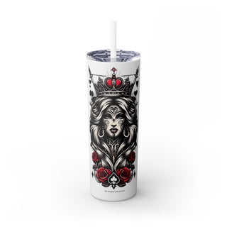 Queen of Hearts - Skinny Tumbler