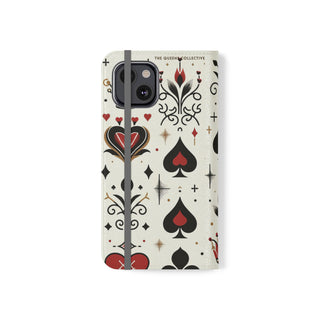 Queen of Hearts - Flip Case