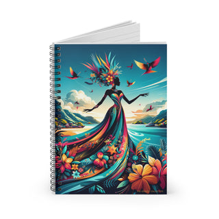 Caribbean Queen - Spiral Notebook