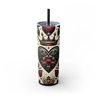 Queen of Hearts - Skinny Tumbler 2