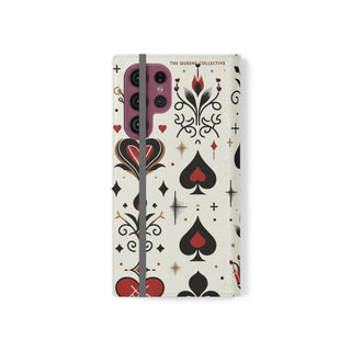 Queen of Hearts - Flip Case