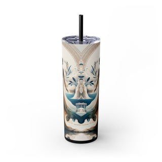 Greek Queen - Skinny Tumbler