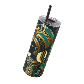 African Queen - Skinny Matte Tumbler