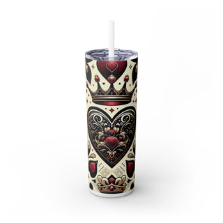 Queen of Hearts - Skinny Tumbler 2