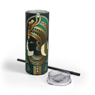 African Queen - Skinny Matte Tumbler