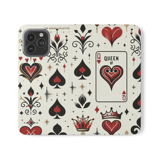 Queen of Hearts - Flip Case