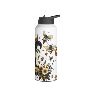 Queen Bee - Stainless Steel Water Bottle, Standard Lid