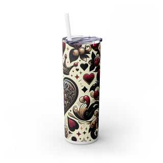 Queen of Hearts - Skinny Tumbler 2