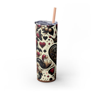 Queen of Hearts - Skinny Tumbler 2