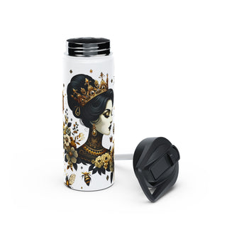 Queen Bee - Stainless Steel Water Bottle, Standard Lid