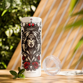 Queen of Hearts - Skinny Tumbler