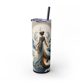 Greek Queen - Skinny Tumbler