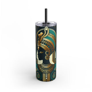 African Queen - Skinny Matte Tumbler