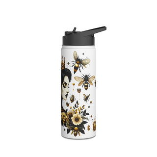 Queen Bee - Stainless Steel Water Bottle, Standard Lid