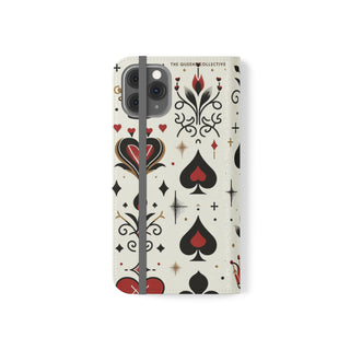 Queen of Hearts - Flip Case