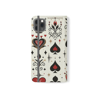 Queen of Hearts - Flip Case