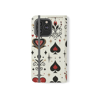 Queen of Hearts - Flip Case