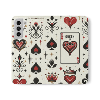 Queen of Hearts - Flip Case