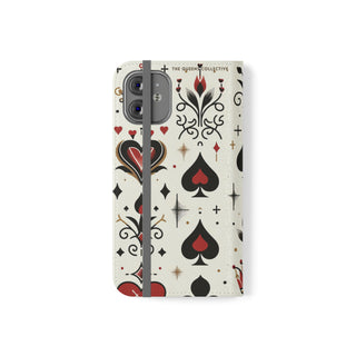 Queen of Hearts - Flip Case