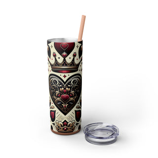 Queen of Hearts - Skinny Tumbler 2