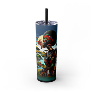 African Queen - Skinny Tumbler