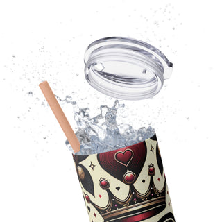 Queen of Hearts - Skinny Tumbler 2