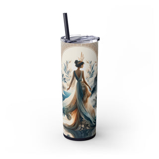 Greek Queen - Skinny Tumbler