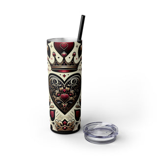 Queen of Hearts - Skinny Tumbler 2