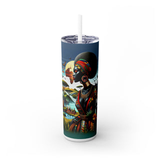 African Queen - Skinny Tumbler