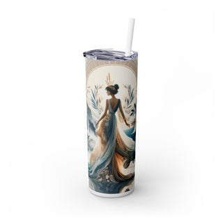 Greek Queen - Skinny Tumbler