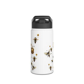 Queen Bee - Stainless Steel Water Bottle, Standard Lid