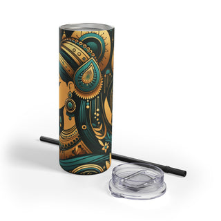 Indian Queen - Skinny Matte Tumbler