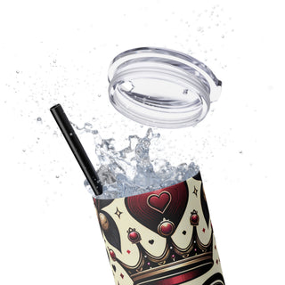 Queen of Hearts - Skinny Tumbler 2