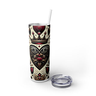 Queen of Hearts - Skinny Tumbler 2