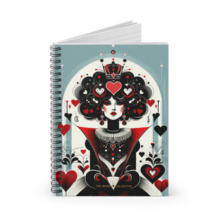 Queen of Hearts - Spiral Notebook