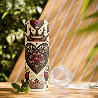 Queen of Hearts - Skinny Tumbler 2